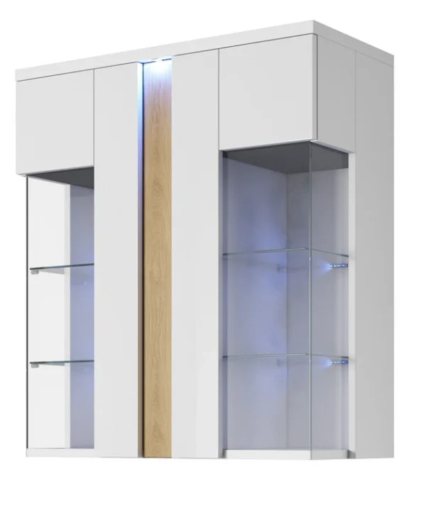 witryna-wiszaca-gorna-marco-90-cm-bialy-dab-wotan